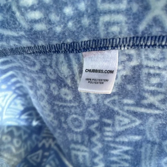 Chubbies quarter zip Aztec Print size Small fleece - Picture 2 of 9